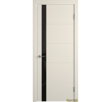 Дверь Trivia / Ivory / Black Gloss / Владимирские двери