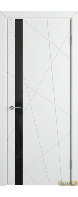Дверь Flitta / Polar / Black Gloss / Владимирские двери