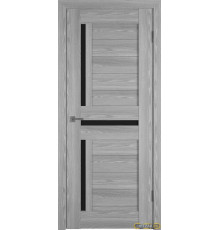Дверь Line 16 / Grey P / Black Gloss / Владимирские двери