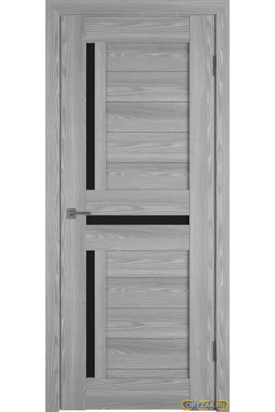 Дверь Line 16 / Grey P / Black Gloss / Владимирские двери