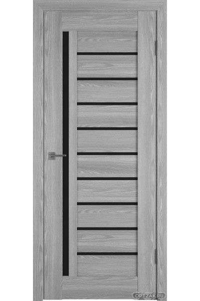 Дверь Line 11 / Grey P / Black Gloss / Владимирские двери