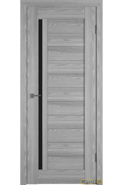 Дверь Line 9 / Grey P / Black Gloss / Владимирские двери