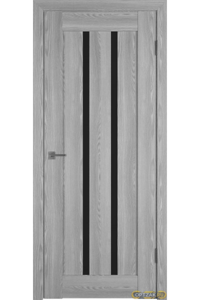 Дверь Line 2 / Grey P / Black Gloss / Владимирские двери