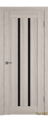 Дверь Line 2 / Cappuccino P / Black Gloss / Владимирские двери