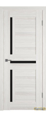 Дверь Line 16 / Bianco P / Black Gloss / Владимирские двери