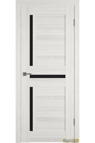 Дверь Line 16 / Bianco P / Black Gloss / Владимирские двери