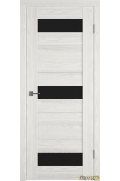 Дверь Line 5 / Bianco P / Black Gloss / Владимирские двери
