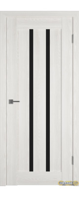Дверь Line 2 / Bianco P / Black Gloss / Владимирские двери