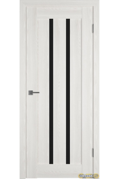 Дверь Line 2 / Bianco P / Black Gloss / Владимирские двери