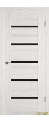 Дверь Line 1 / Bianco P / Black Gloss / Владимирские двери