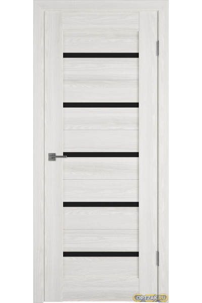 Дверь Line 1 / Bianco P / Black Gloss / Владимирские двери
