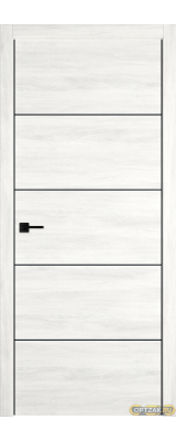 Дверь Urban 4 / Nord Vellum / Black Mould | BE / Владимирские двери
