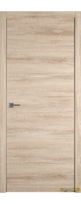 Дверь Urban 2 / Sand Vellum / Silver Mould | SE / Владимирские двери