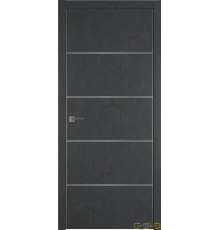 Дверь Urban 4 / Jet Loft / Silver Mould | SE / Владимирские двери