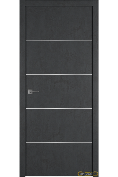 Дверь Urban 4 / Jet Loft / Silver Mould | SE / Владимирские двери