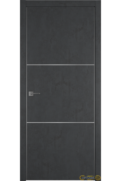 Дверь Urban 2 / Jet Loft / Silver Mould | SE / Владимирские двери