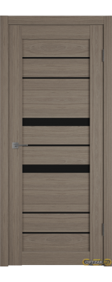Дверь Atum Pro 30 / Brun Oak / Black Gloss / Владимирские двери