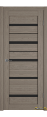 Дверь Atum Al 7 / Brun Oak / Black Gloss BM / Владимирские двери