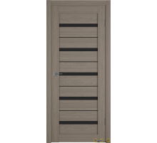 Дверь Atum Al 7 / Brun Oak / Black Gloss BM / Владимирские двери