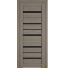 Дверь Atum Al 7 / Brun Oak / Black Gloss BM / Владимирские двери