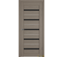 Дверь Atum Al 7 / Brun Oak / Black Gloss SM / Владимирские двери
