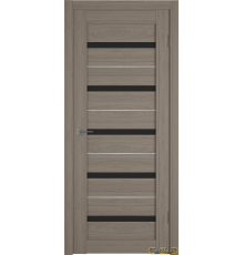 Дверь Atum Al 7 / Brun Oak / Black Gloss SM / Владимирские двери