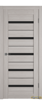 Дверь Atum Al 7 / Stone Oak / Black Gloss BM / Владимирские двери