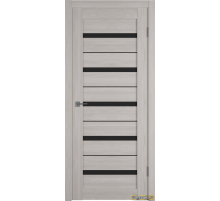 Дверь Atum Al 7 / Stone Oak / Black Gloss BM / Владимирские двери