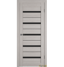 Дверь Atum Al 7 / Stone Oak / Black Gloss BM / Владимирские двери