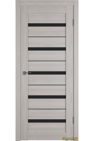 Дверь Atum Al 7 / Stone Oak / Black Gloss BM / Владимирские двери