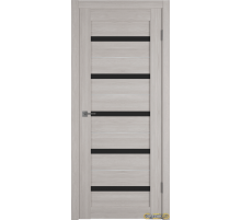 Дверь Atum Al 7 / Stone Oak / Black Gloss SM / Владимирские двери