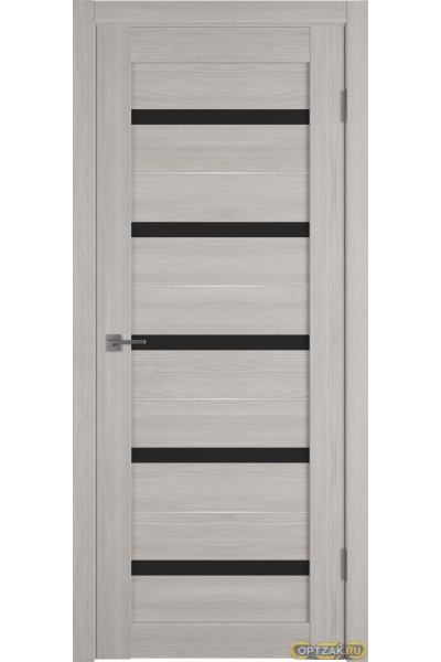 Дверь Atum Al 7 / Stone Oak / Black Gloss SM / Владимирские двери