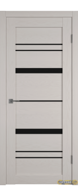 Дверь Atum Pro 25 / Fleet Soft / Black Gloss / Владимирские двери