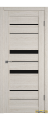 Дверь Atum Pro 30 / Scansom Oak / Black Gloss / Владимирские двери