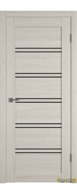 Дверь Atum Pro 28 / Scansom Oak / Black Gloss / Владимирские двери