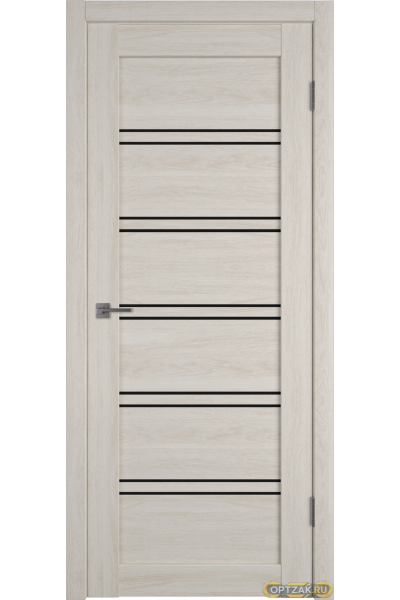Дверь Atum Pro 28 / Scansom Oak / Black Gloss / Владимирские двери