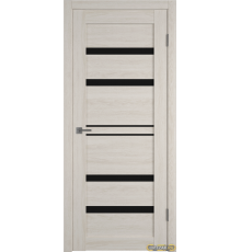 Дверь Atum Pro 26 / Scansom Oak / Black Gloss / Владимирские двери