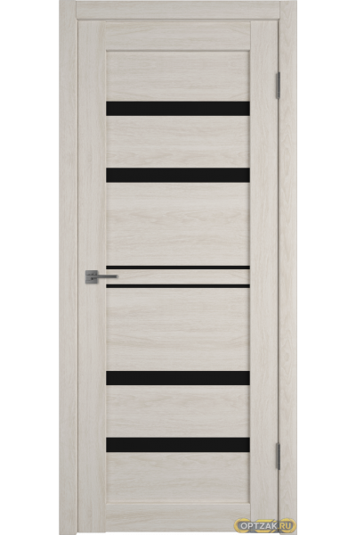 Дверь Atum Pro 26 / Scansom Oak / Black Gloss / Владимирские двери