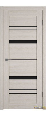Дверь Atum Pro 25 / Scansom Oak / Black Gloss / Владимирские двери