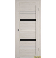 Дверь Atum Pro 25 / Scansom Oak / Black Gloss / Владимирские двери