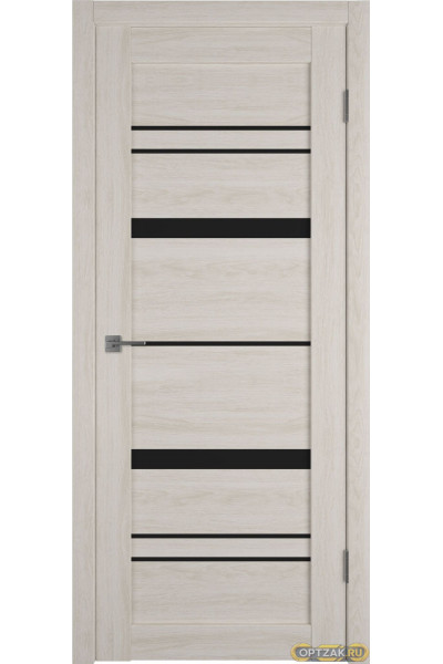 Дверь Atum Pro 25 / Scansom Oak / Black Gloss / Владимирские двери