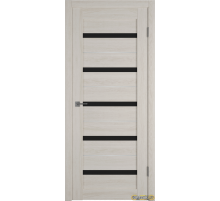 Дверь Atum Al 7 / Scansom Oak / Black Gloss SM / Владимирские двери