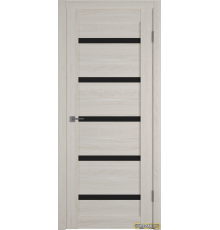 Дверь Atum Al 7 / Scansom Oak / Black Gloss SM / Владимирские двери