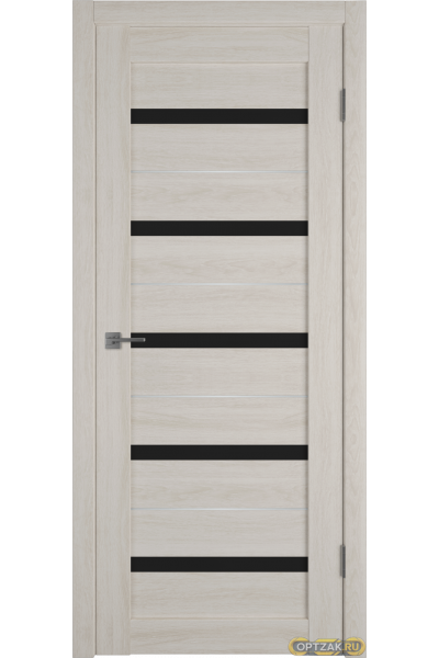 Дверь Atum Al 7 / Scansom Oak / Black Gloss SM / Владимирские двери
