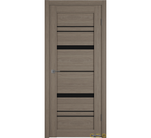 Дверь Atum Pro 25 / Brun Oak / Black Gloss / Владимирские двери