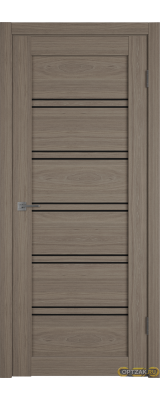 Дверь Atum Pro 28 / Brun Oak / Black Gloss / Владимирские двери