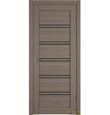 Дверь Atum Pro 28 / Brun Oak / Black Gloss / Владимирские двери