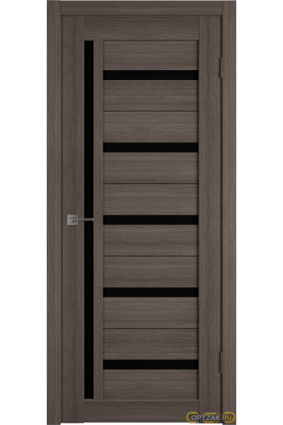 Дверь Atum 18 / Grey / Black Gloss / Владимирские двери