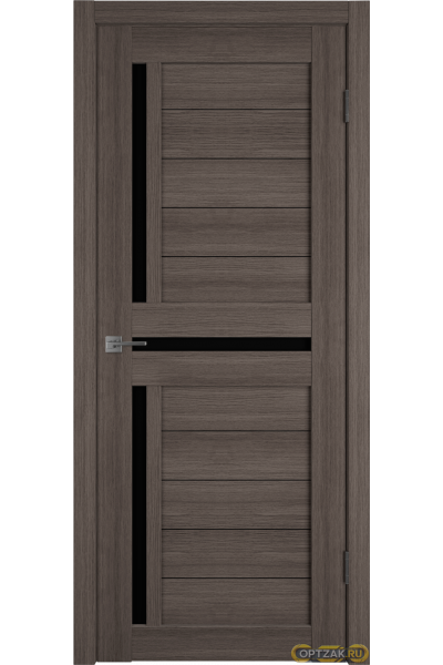Дверь Atum 16 / Grey / Black Gloss / Владимирские двери