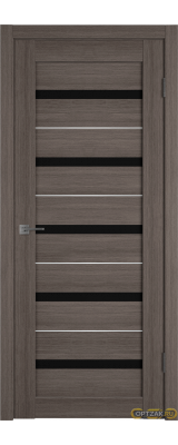 Дверь Atum Al 7 / Grey / Black Gloss SM / Владимирские двери